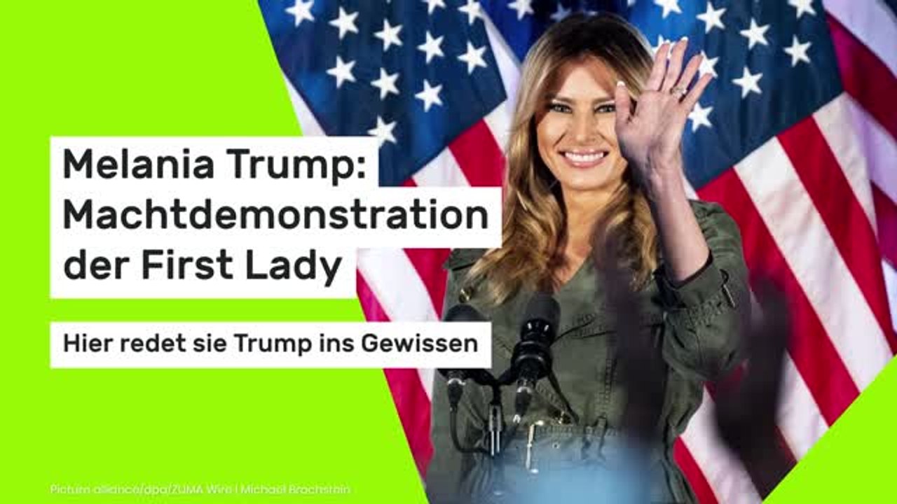Melania Trump: Machtdemonstration der First Lady - hier redet sie Trump ins Gewissen