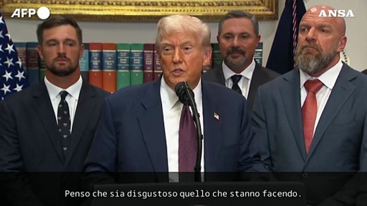 Trump: "Le azioni della Russia in Ucraina sono disgustose"