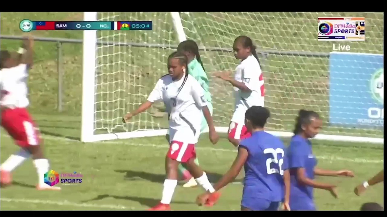 Samoa vs New Caledonia | 5-0 | OFC U-16 Women's Championship 2025 | Group A Matchday OneHighlights