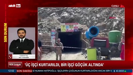 Muhabirimiz Furkan Taş Elazığ'daki maden göçüğü ile ilgili son gelişmeleri aktardı