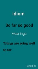 Idioms/general knowledge/daily information