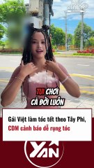 GÁI VIỆT LÀM TÓC TÂY PHI BỊ CẢNH BÁO DỄ RỤNG TÓC