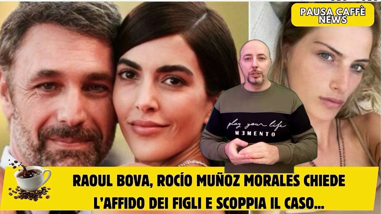 Raoul Bova, Rocío Muñoz Morales chiede l’affido dei figli e scoppia il caso...