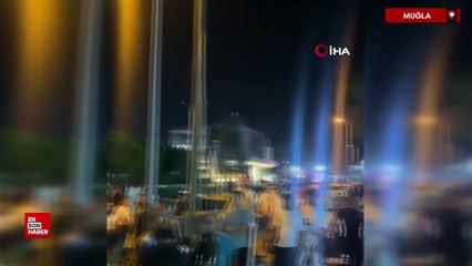 Bodrum’da taksici ile VIP minibüsçüler birbirine girdi