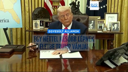 Trump elnök újra megkavarta a védővámokat, de egy héttel elhalasztotta őket