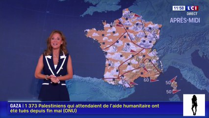 Carol Zanin – 1er août 2025 – LCI : orages à l'est, vent au sud, chaleur en Méditerranée