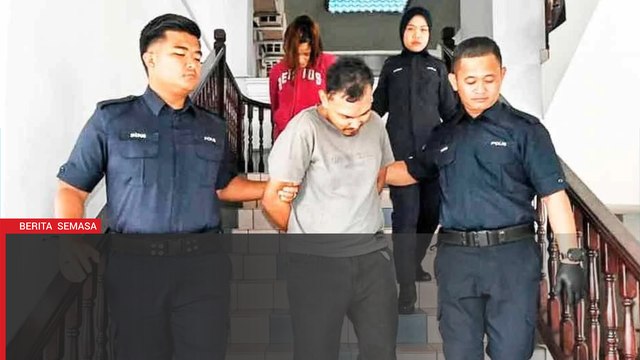 Pasangan kekasih tular langgar polis didakwa di mahkamah