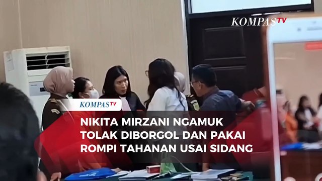 Nikita Mirzani Ngamuk Tolak Diborgol dan Pakai Rompi Tahanan Usai Sidang di PN Jaksel