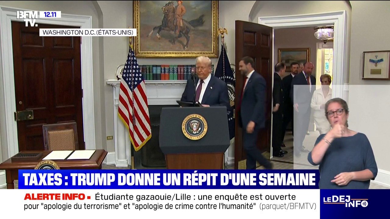 Les nouveaux droits de douane américains entreront finalement en vigueur le 7 août