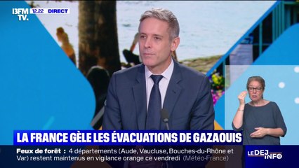 Jean-Noël Barrot annonce un gel des évacuations de Gazaouis vers la France le temps de l'enquête sur l'étudiante accusée d'antisémitisme