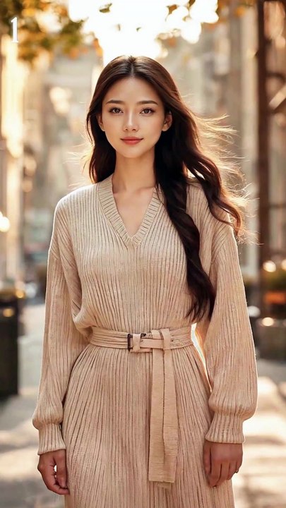 街拍美女 23 | 4K AI美女街頭時尚 | Beautiful Asian Girls Street Fashion Lookbook #shorts #aigirl