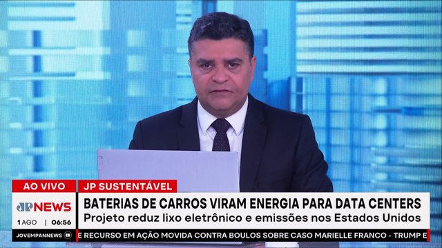 Baterias de carros geram energia para data centers; Patrícia Costa comenta