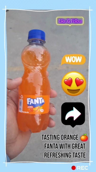 Join me for a cool, tangy experience!  #fanta #colddrink #refreshment #taste #summer #reels #viral #fyp #explorepage #trending #foryou