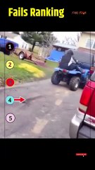 Ranking Top 5 FALLING Moments 😂 #funny #fails