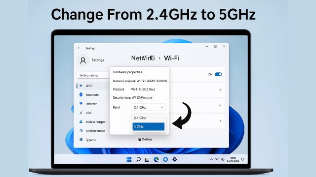 🚀 Fix Slow WiFi: Switch from 2.4GHz to 5GHz Wireless Network in Windows 11/10
