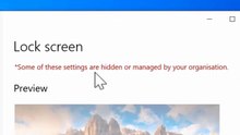 Fix "Some Settings Are Hidden or Managed by Your Organization" Lock Screen Error in Windows 11/10 ✅