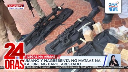 Umano’y nagbebenta ng mataas na kalibre ng baril, arestado | 24 Oras