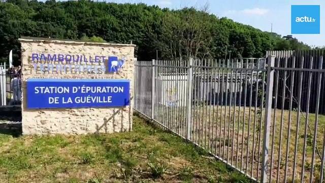 Yvelines : visite de la station d'épuration de la Guéville près de Rambouillet