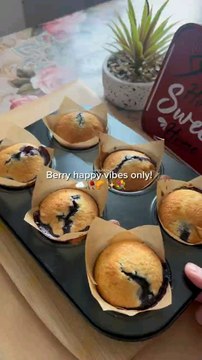 Yummiest Blueberry Cupcakes #asmr #cooking #food #fyp #recipe