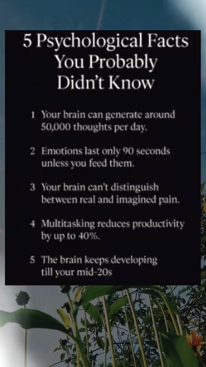 5 Shocking Psychological Facts You Didn’t Know! 🤯🧠 #PsychologyFacts