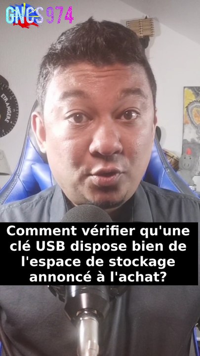 Comment vérifier qu'une clé USB dispose bien du stockage annoncé à l'achat?