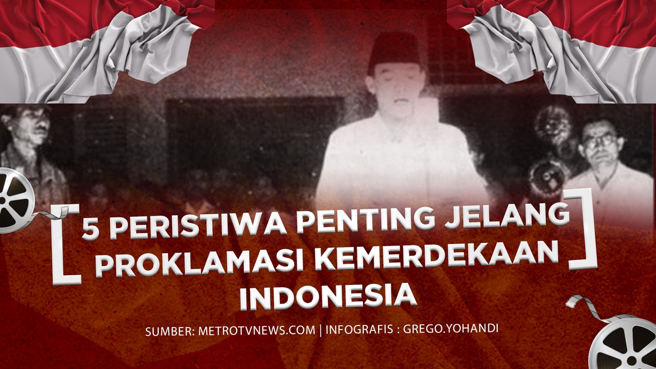 5 Peristiwa Penting Jelang Proklamasi Kemerdekaan Indonesia