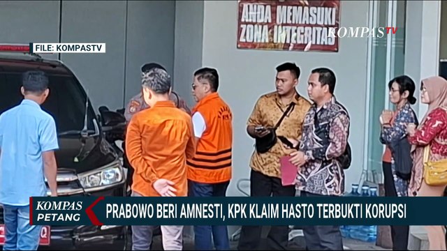 Angkat Bicara soal Amnesti Hasto, KPK Tetap Komitmen Berantas Korupsi | KOMPAS PETANG