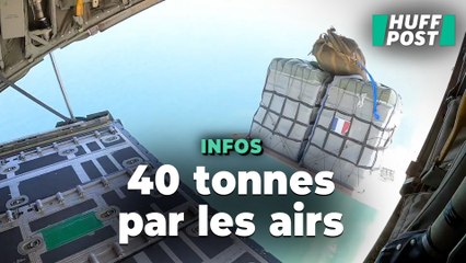 La France a largué de l’aide alimentaire sur Gaza, mais même Macron reconnaît que ça ne « suffit pas »