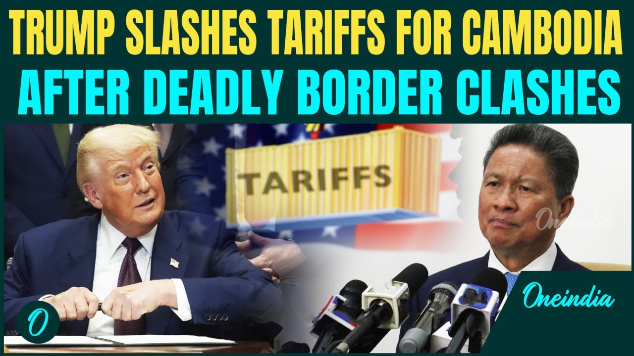 Trump Slashes Tariffs on Cambodia to 19% After Deadly Border Clashes, Leaders Thank him for Mediation
