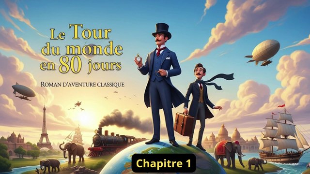 Chapitre 1 – Le pari fou de Phileas Fogg ! (Le Tour du monde en 80 jours)