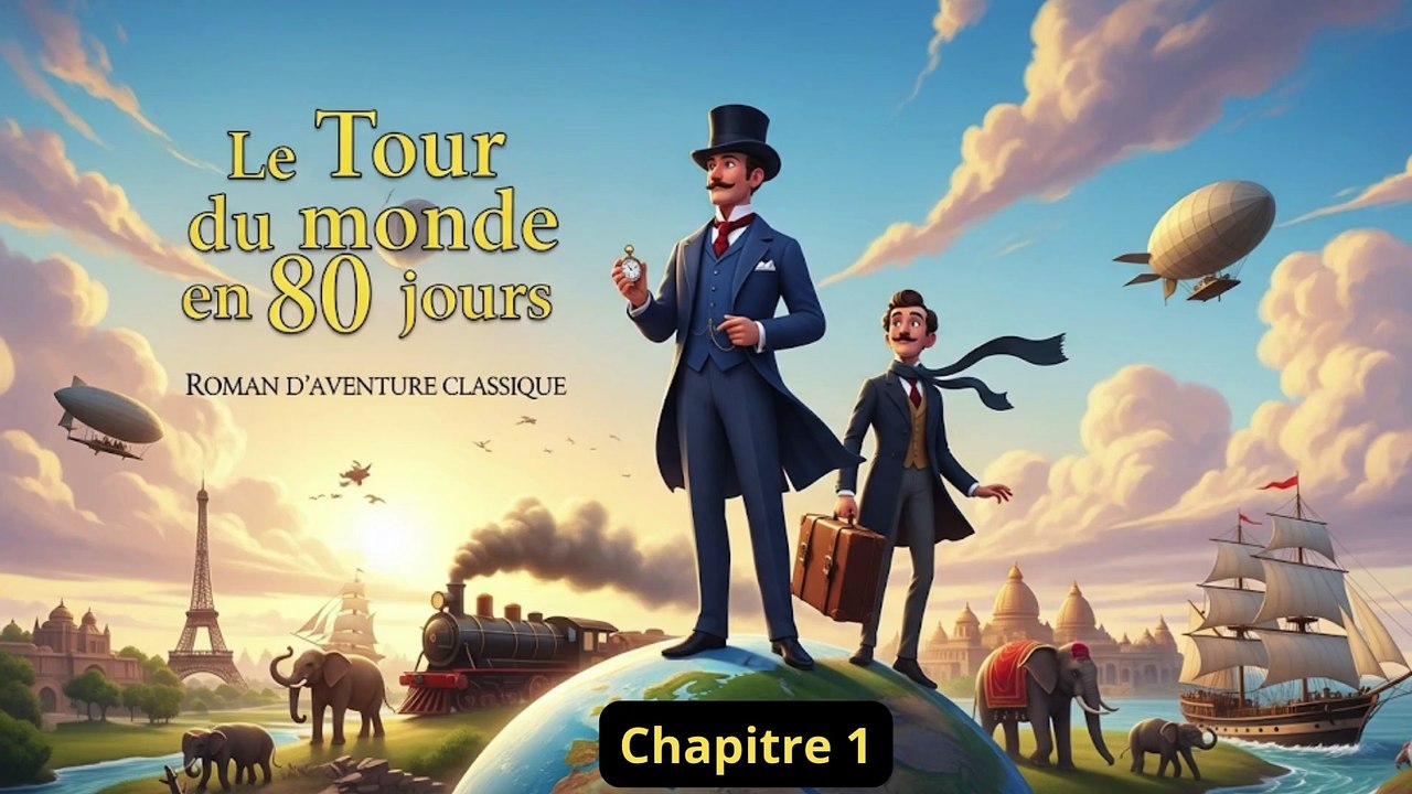Chapitre 1 – Le pari fou de Phileas Fogg ! (Le Tour du monde en 80 jours)