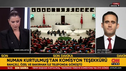 TBMM Başkanı Kurtulmuş'tan komisyon teşekkürü