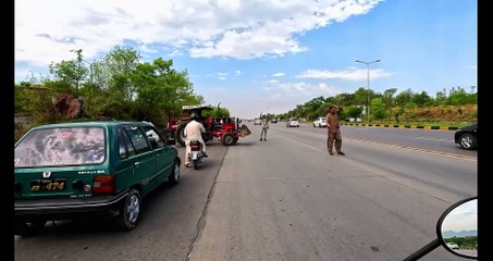 Car Accident Caught on Camera Kashmir Highway Islamabad