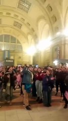 La militancia se acercó a pedir la libertad de Federico Meza tras su detención ilegal