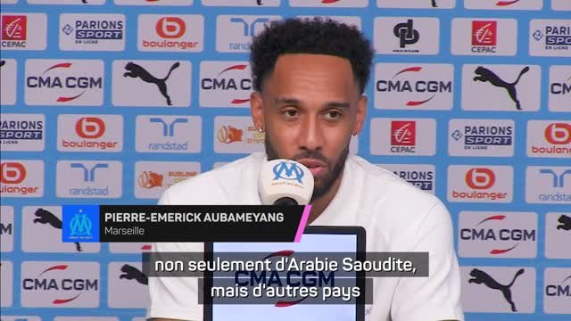 Marseille - Aubameyang : “J'ai eu d’autres très bonnes offres mais c’est le choix du cœur”