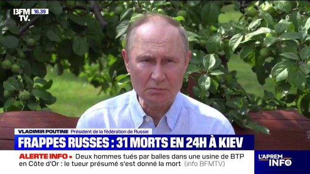 Guerre en Ukraine: Vladimir Poutine sort du silence, il a déclaré vouloir une paix durable et pérenne