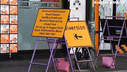 Shopkeepers on Stafford Street, Walsall say they are losing trade due to ongoing roadworks.