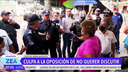 Noroña culpa a la oposición de no querer discutir el caso de Adán Augusto | Zea