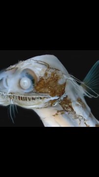 Así es el extraño pez-telescopio que tiene unos ojos capaces de detectar luz en la profundidad del océano