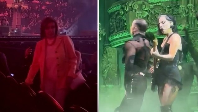 Watch Nancy Pelosi just dance at Lady Gaga concert