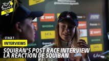 Post-race interview: Maeva Squiban - Stage 7 - Tour de France Femmes avec Zwift 2025