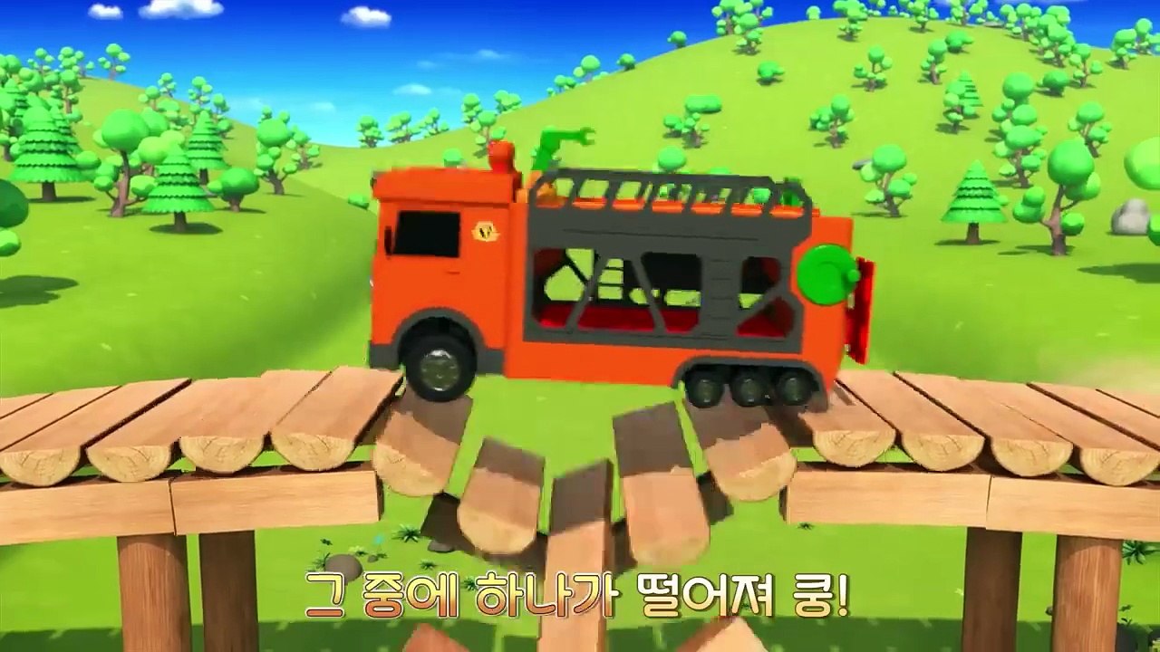 열 꼬마 스트롱 l 다리에서 떨어진 구조 트럭 스트롱 l 타요 노래 l 레스큐 타요...