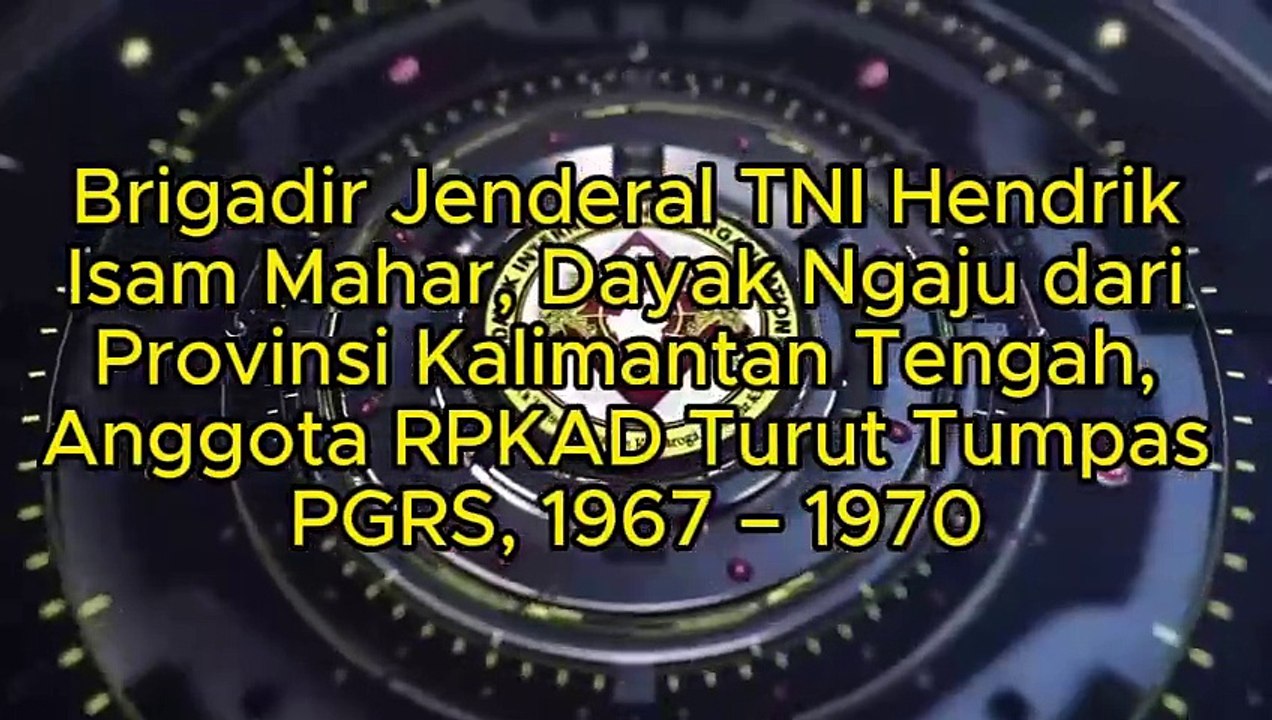 Brigadir Jenderal TNI Hendrik Isam Mahar, Dayak Ngaju dari Provinsi Kalimantan Tengah, Anggota RPKAD Turut Tumpas PGRS, 1967 – 1970