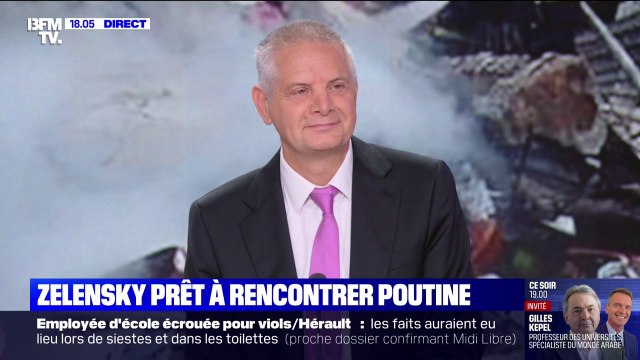 Guerre en Ukraine: Jérôme Poirot, ancien adjoint du coordinateur national du renseignement à l'Élysée, estime que Vladimir Poutine n'a pas d'autres solutions que de répondre à Donald Trump