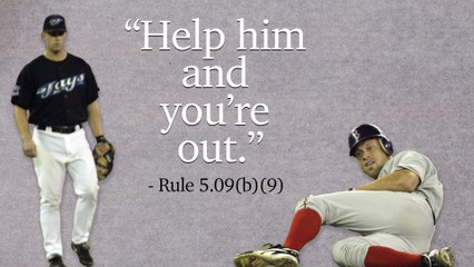 When Gabe Kapler got hurt, this rule told teammates to stay away