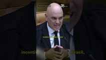 Moraes diz que ‘modus operandi’ com tarifaço é o mesmo da trama golpista #shorts