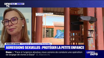 Agressions dans une école: "La parole se libère, partout et ça, c'est une excellente chose", rappelle Isabelle Debre, présidente de l'Association l'Enfant Bleu