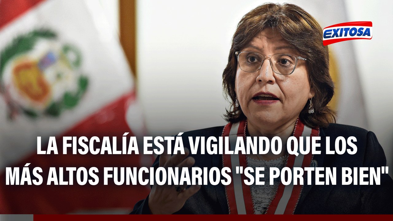 Delia Espinoza: "Estamos vigilando que los más altos funcionarios se porten bien y cumplan con su función"