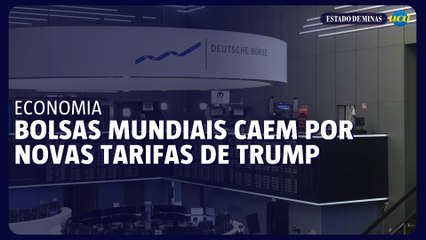 Bolsas mundiais caem por novas tarifas de Trump