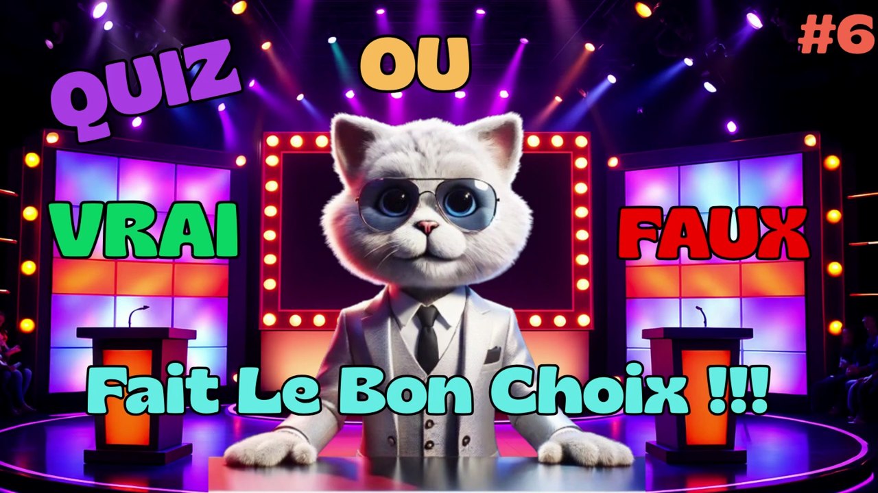 Connaissances Générales : Vrai ou Faux, à vous de jouer ! #quiz #culture #vraioufaux